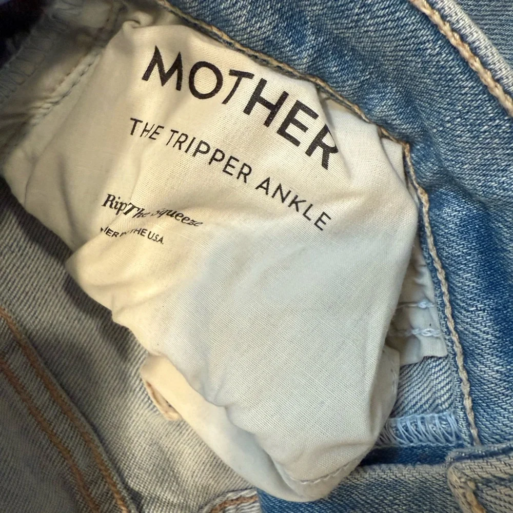 MOTHER The Tripper Ankle ‘Ripe for the Squeeze’ light wash 29 - Picture 5 of 9